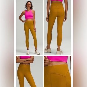 Lululemon Power Thru High-Rise Tight 25"
Gold Spice